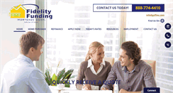 Desktop Screenshot of fidelityfundingmortgage.com